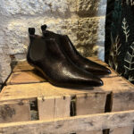 Bottines marron simili croco ZoÏ